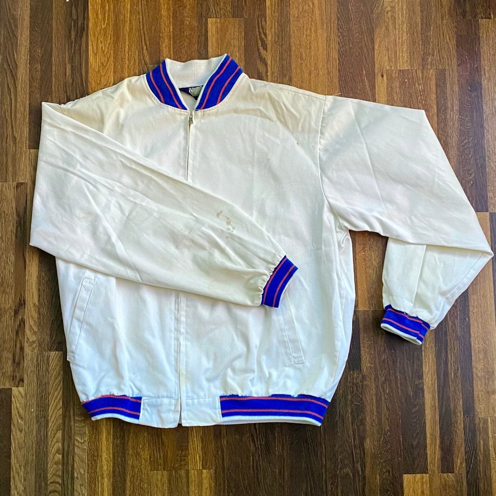 Vintage Allpro 1970's/early 1980's Tennis Warmup Jacket, Size Large